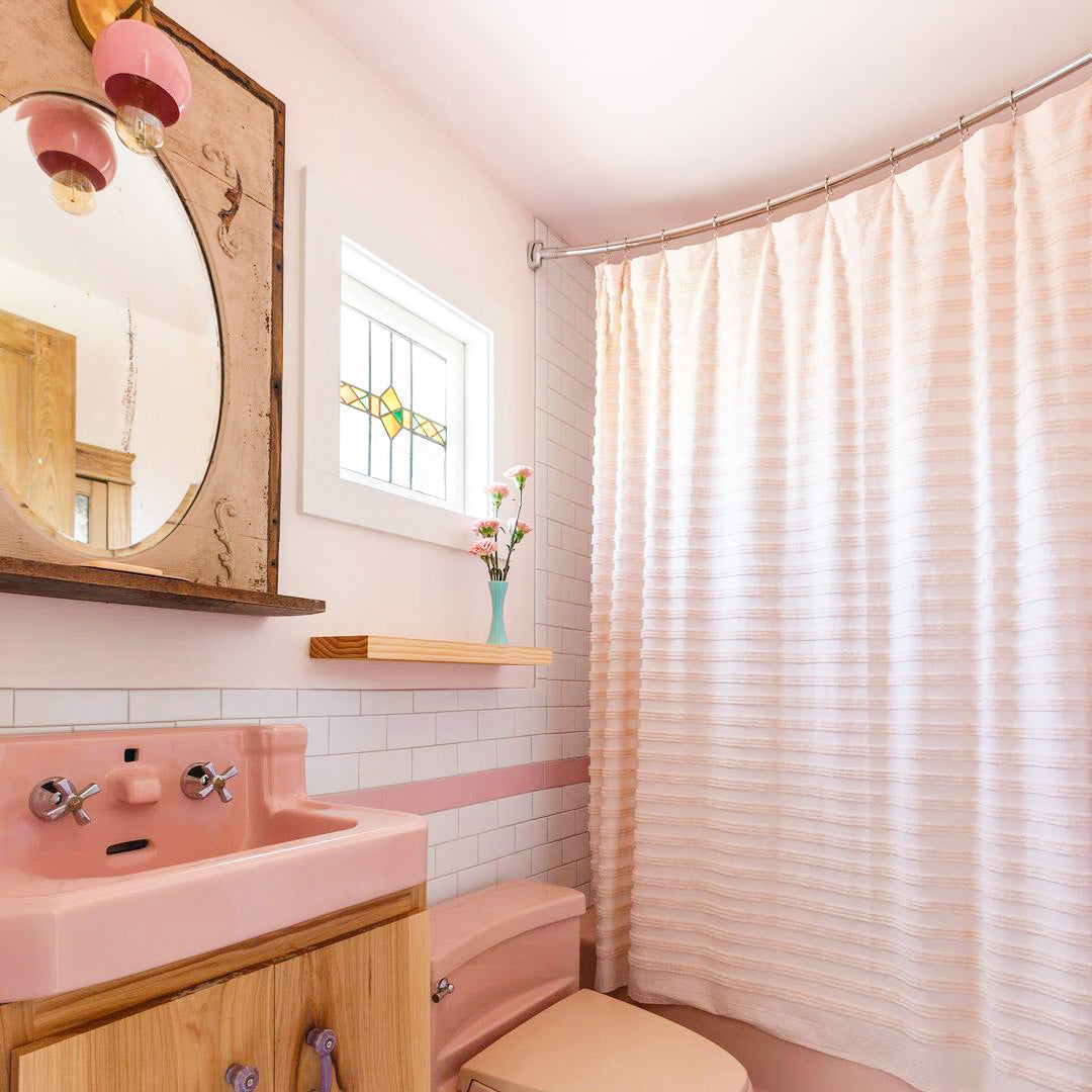 Modern Accent Soft Pink Globe Shade Wall Sconce