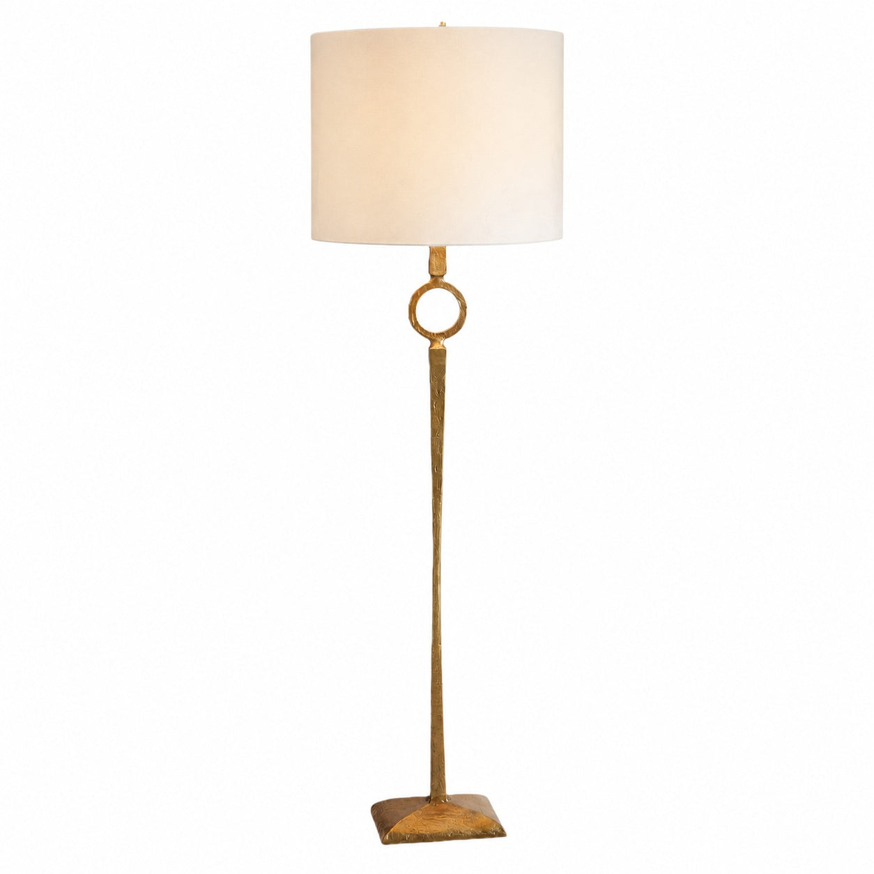 Trova Wrought Iron Floor Lamp - Single-Pole Design for Bedroom and Office Lighting