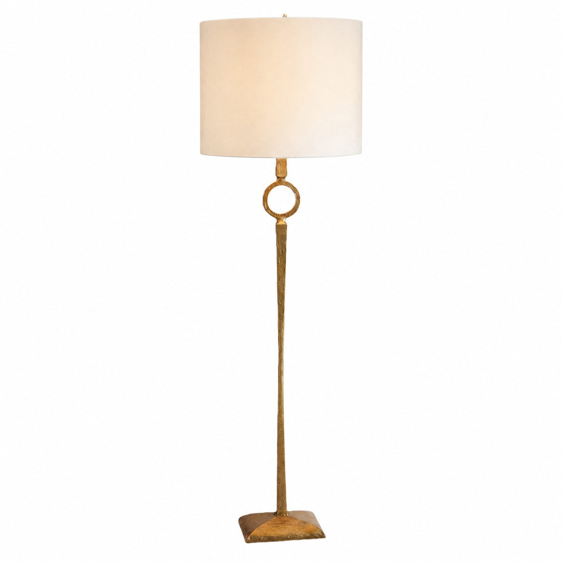 Trova Wrought Iron Floor Lamp - Single-Pole Design for Bedroom and Office Lighting