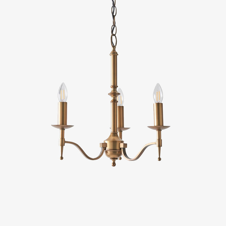 Tela Brass and Nickel Chandelier – Elegant Multi-Light Fixture for Foyers and Kitchens