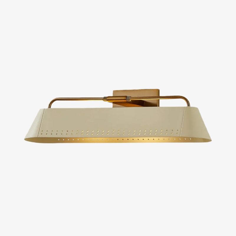Libris Wall-Mounted Picture Light - Modern Steel Frame with Soft Sand Shade for Entryway & Dining
