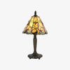 TF Jamelia Classic Stained Glass Table Light Lamp - Handcrafted Glass Light for Bedroom