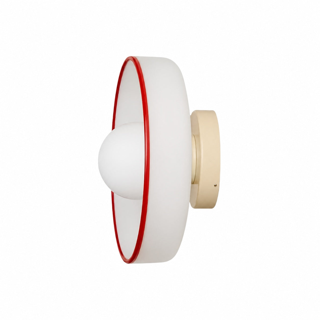 Kalo Wall Ceiling Light - Blown Glass Disc Orb Flush Mount Sconce