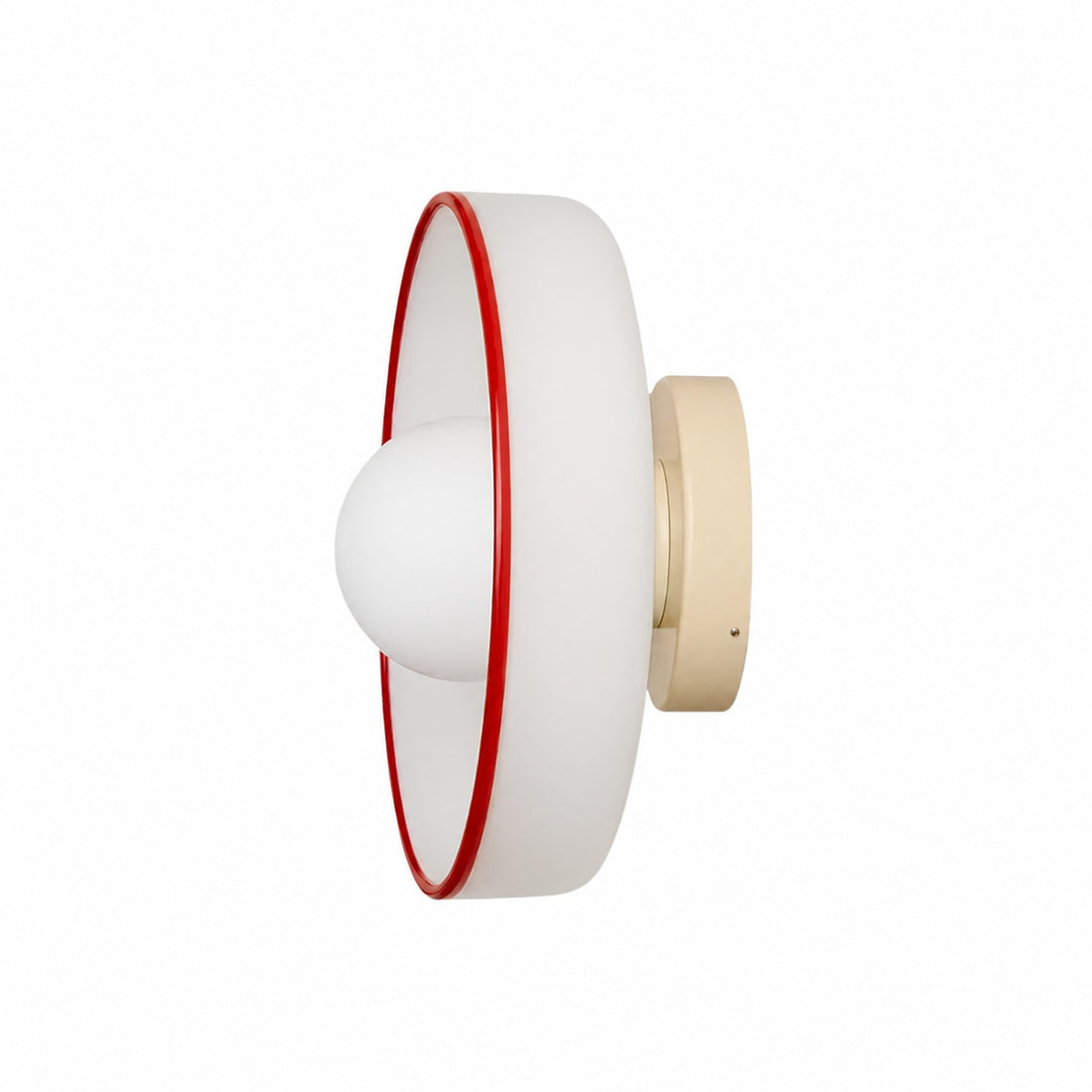 Kalo Wall Ceiling Light - Blown Glass Disc Orb Flush Mount Sconce