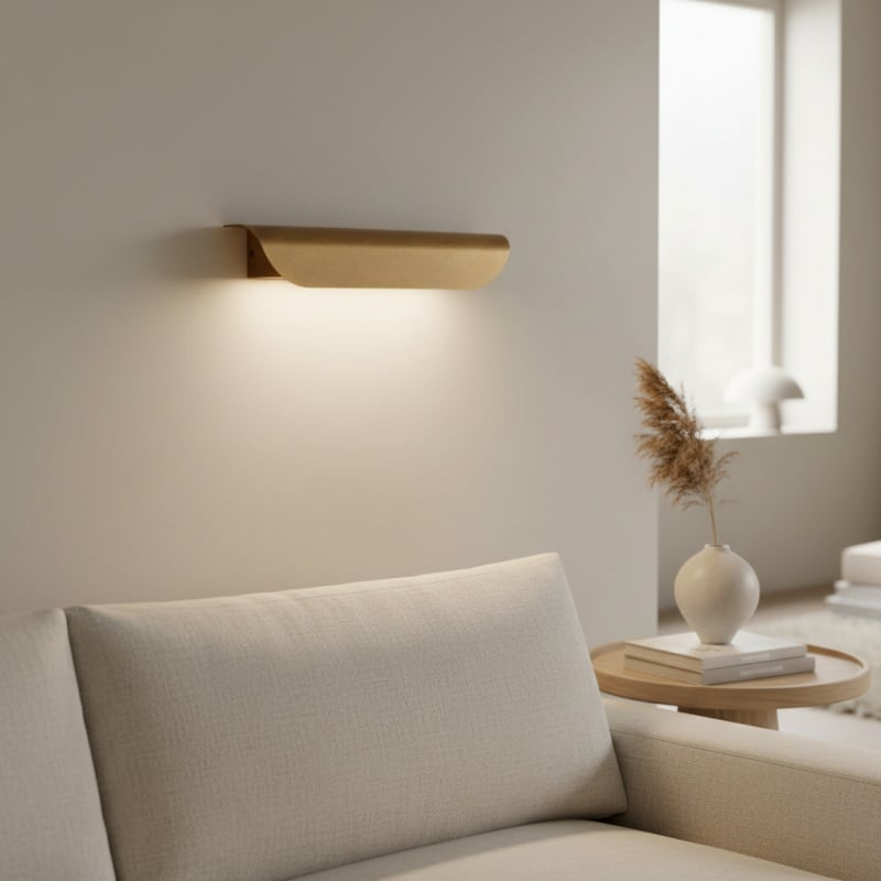 Hidra Modern Metal Wall Sconce – Minimalist Down-Light Sconce for Modern Homes