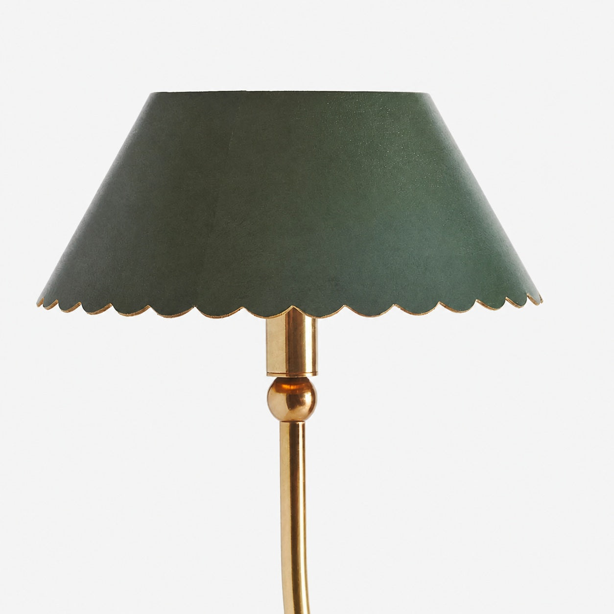 Foldray Scalloped Linear Chandelier - Leather Style for Dining Room
