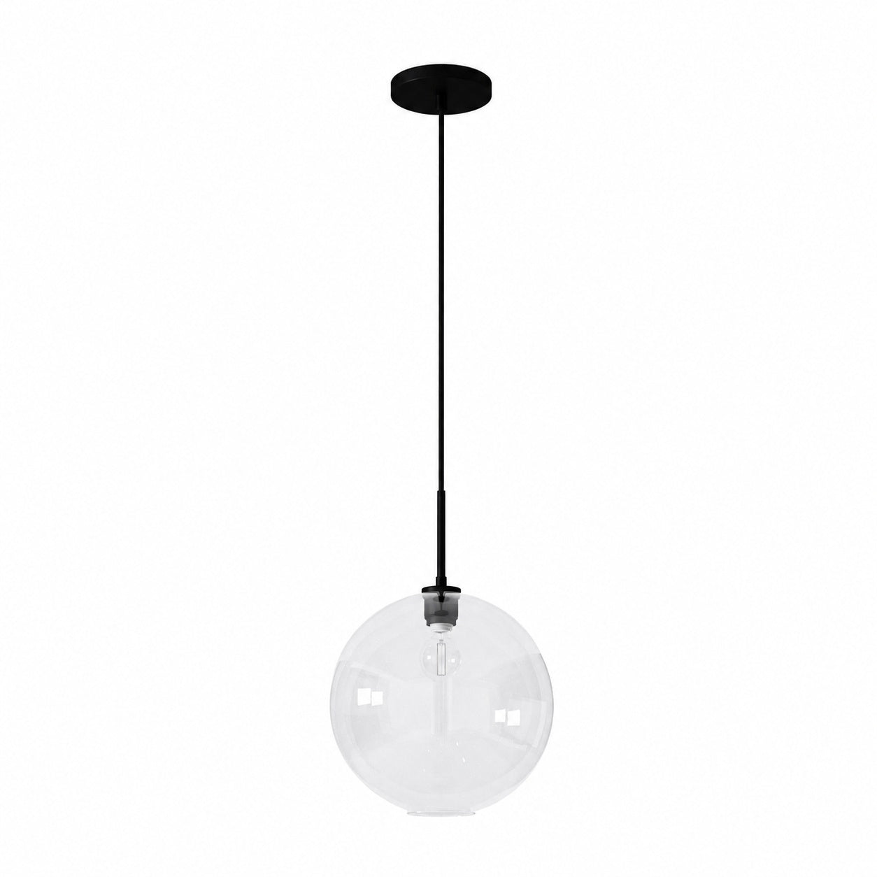 Selvion Sculptural Globe Pendant Light - Modern Glass Pendant Lamp - Sleek Design