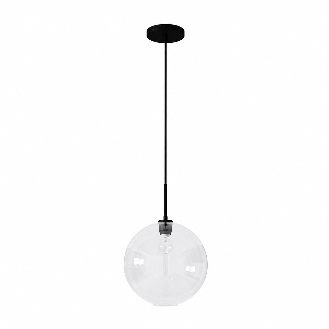Selvion Sculptural Globe Pendant Light - Modern Glass Pendant Lamp - Sleek Design