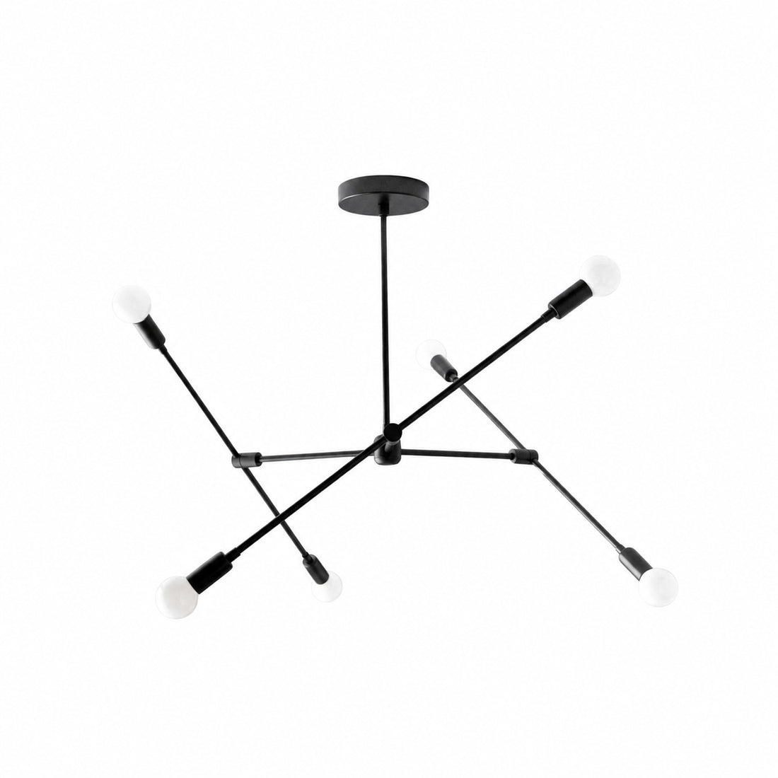 Mobilux Line Modern Mobile Chandelier - Minimalist Ceiling Light for Dining Room