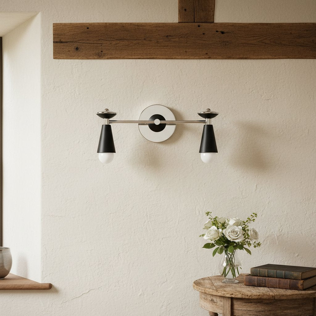 Pyralis Cone Sleek Wall Light - Perfect for Bedroom & Bathroom Vanity Lighting