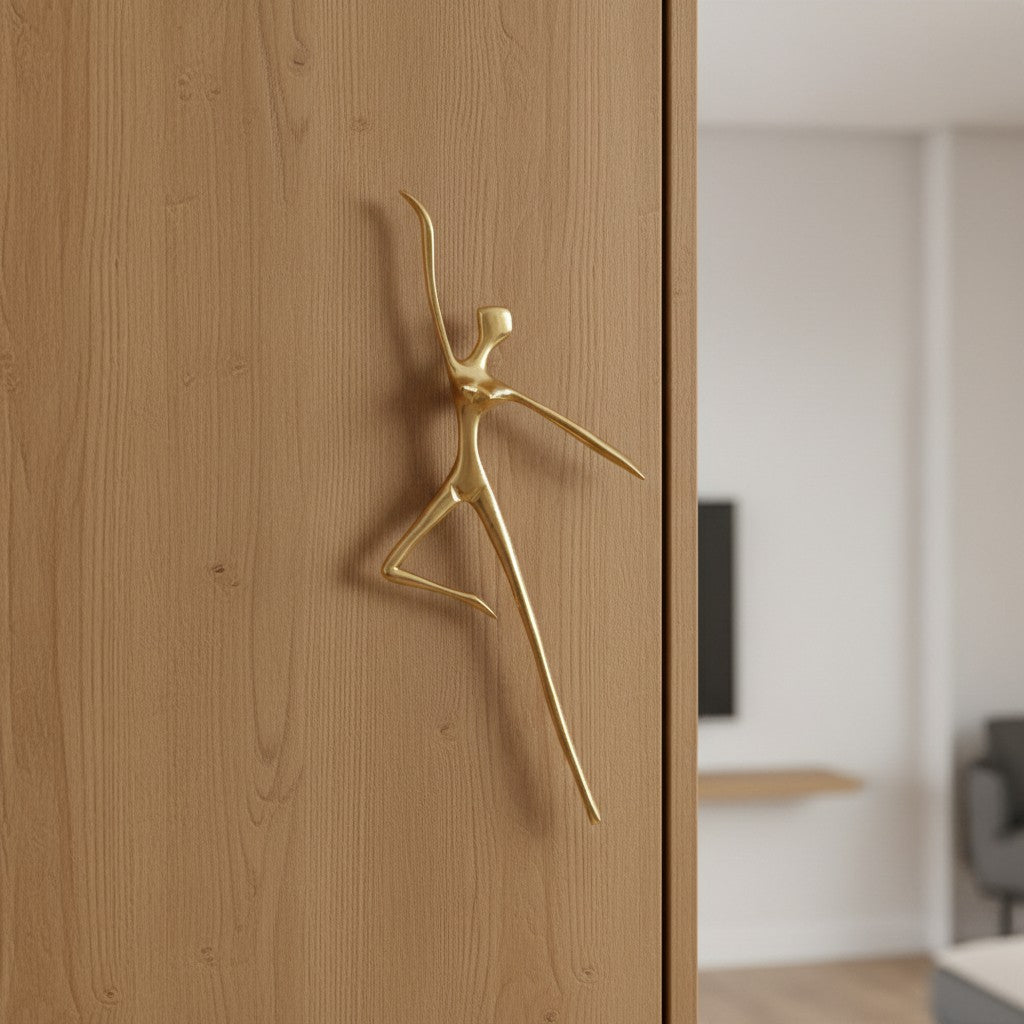 Verlitho Artful Minimalist Cabinet Handle Pull - Closet Doors Handle