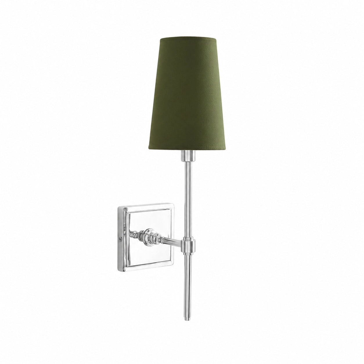Derlina White Linen Shades Wall Lamp – Retro Metal Multi-Head Lighting Fixture