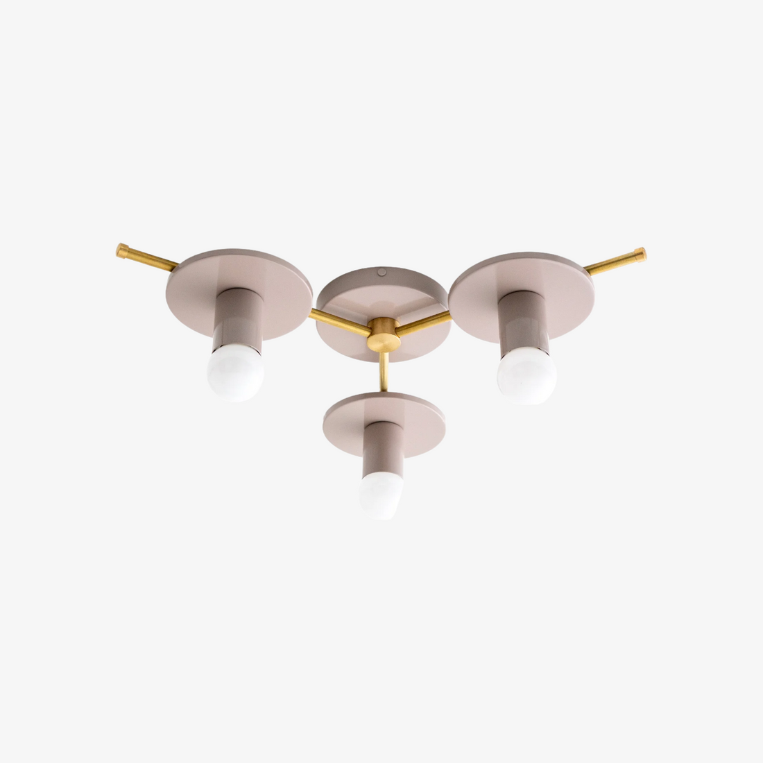 Radiro Globe Colorful Minimalist 3-Bulb Ceiling Light – Contemporary Flush Mount Fixture