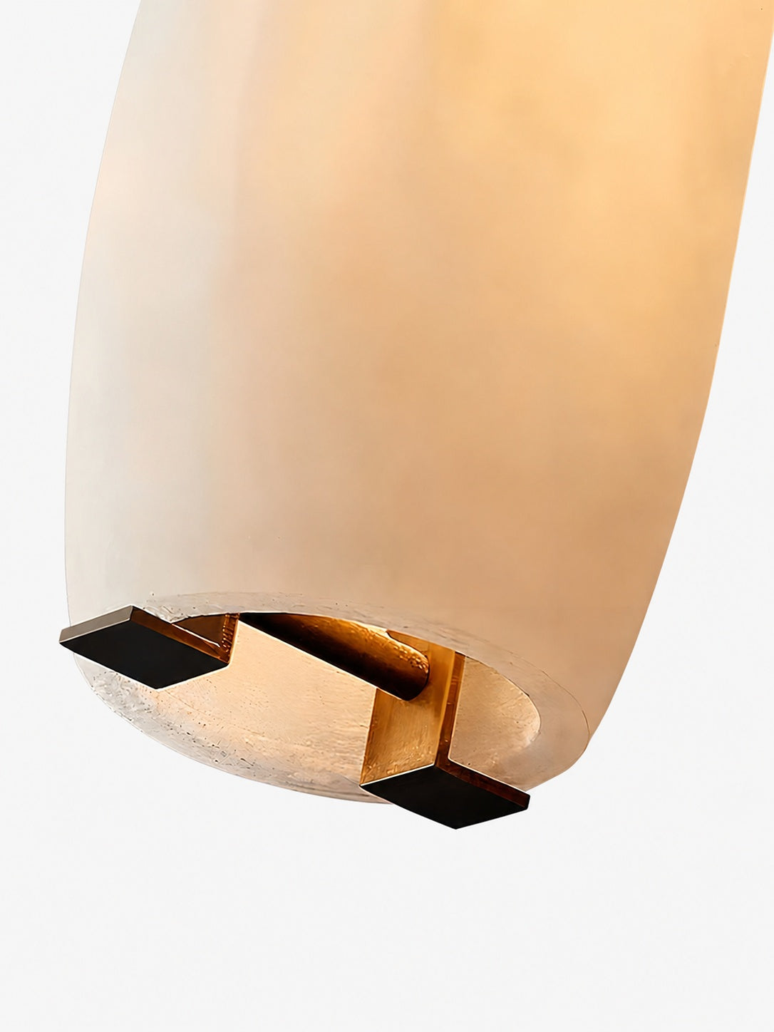 Alabaster Flute Pendant Light