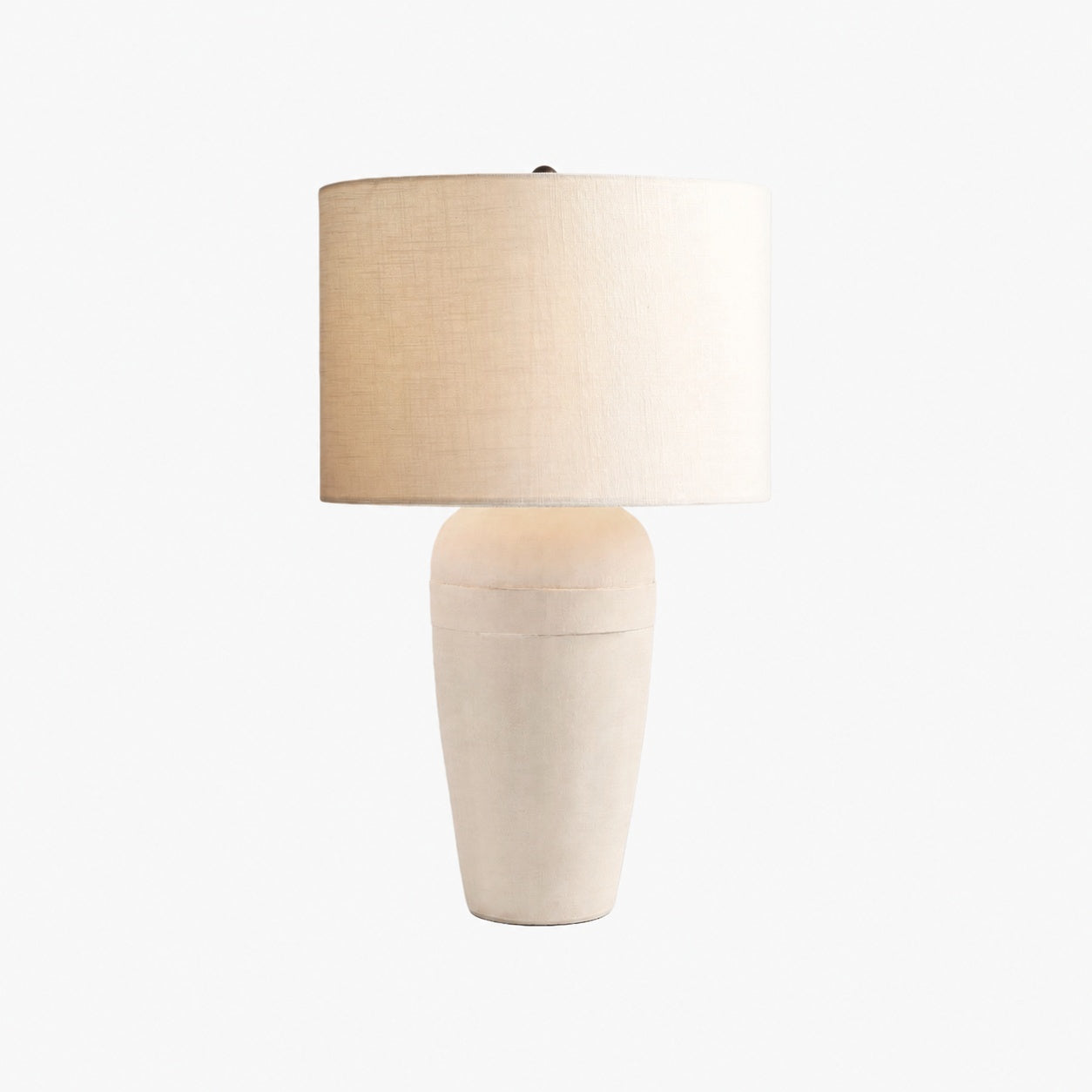 Ceruna Table Lamp with Textured Ceramic Base and Soft Glow for Bedroom Nightstand
