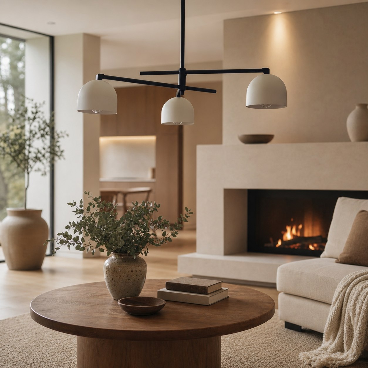 Metio Dome Stylish Ceiling Chandelier - Timeless Home Lighting Accent