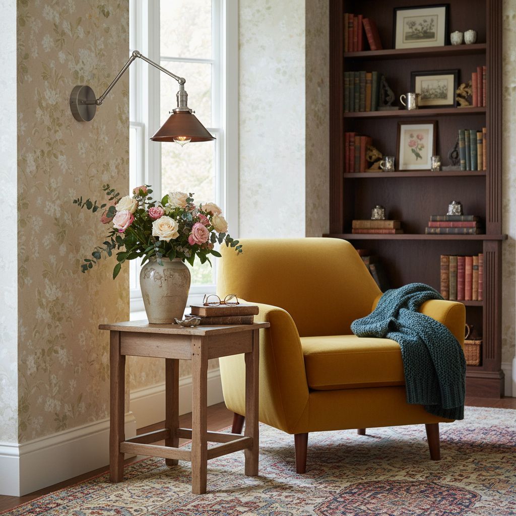 Conique Metal Industrial Farmhouse Wall Lamp – Adjustable Arm Wall Sconce for Accent Lighting