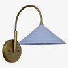 Curva Metal Vintage Wall Sconce  - Elegant Cone Shade for Bedrooms