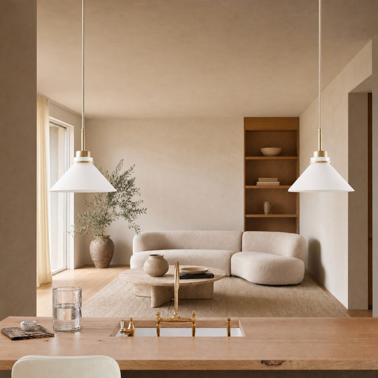 Aurenza Pendant – Minimalist Farmhouse Pendant Lamp for Modern Interiors