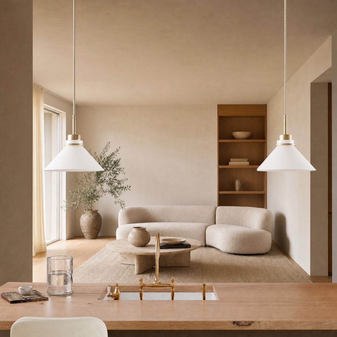 Aurenza Pendant – Minimalist Farmhouse Pendant Lamp for Modern Interiors