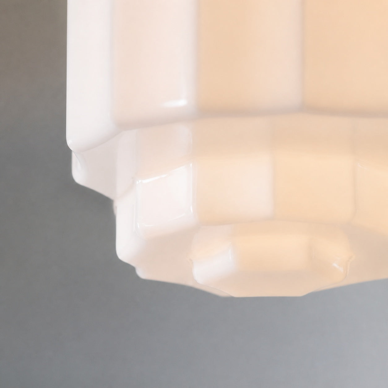 Vexrona Tiered Glass Shade Flush Mount – Contemporary Lighting for Bedrooms and Hallways