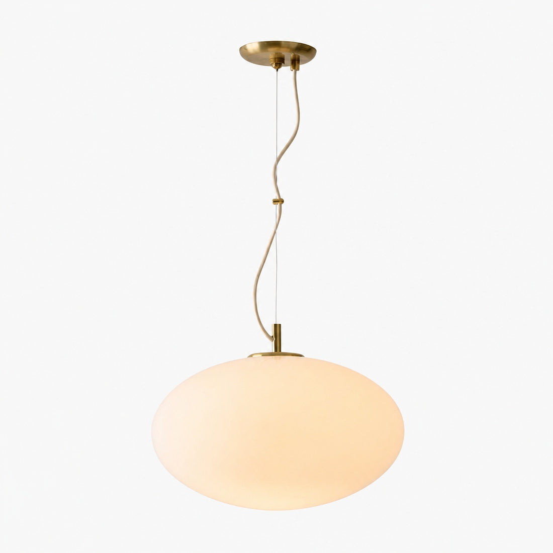 Lumivelle Minimalist Glass Pendant – Adjustable Height Dimmable Design