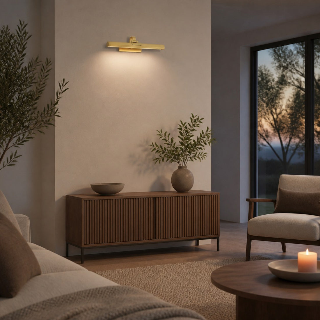 Aurix Cordless Picture Light with Slim Modern Design - LED Wall Fixture for Art & Hallways