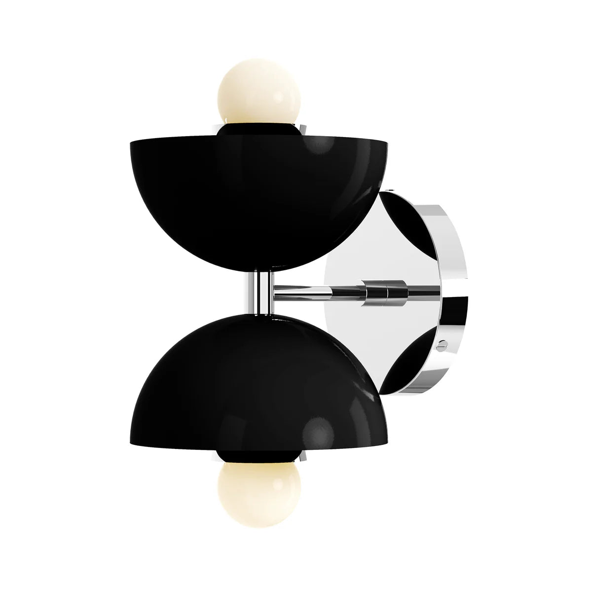 Colorful Double Head Bathroom Wall Lamp – Mid-Century Metal Vanity Sconce