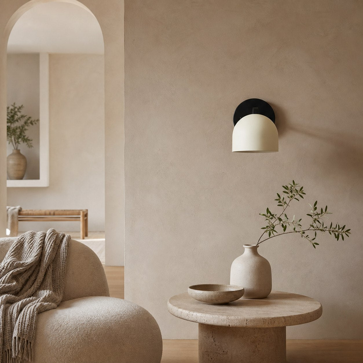Metio Dome Decorative Wall Sconce Light - Elegant Indoor Lighting Fixture