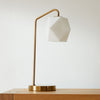 Talvior Luminous Geometric Faceted Glass Table Lamp