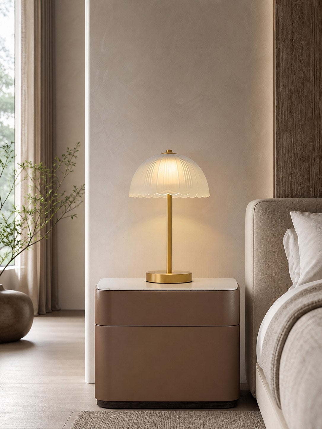 Small Umbrella Table Lamp