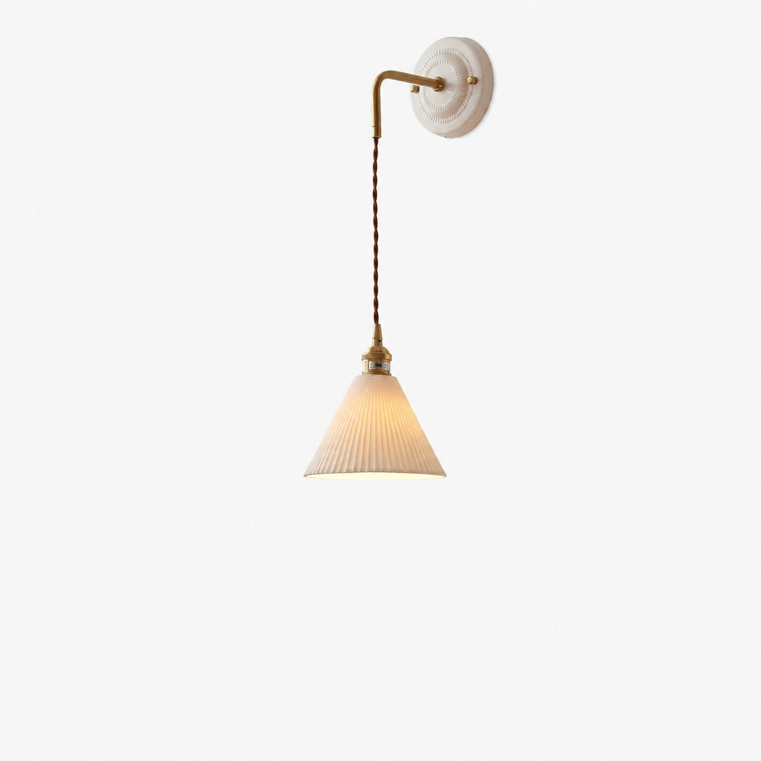 Decorative Ceramic plate Wall Sconce