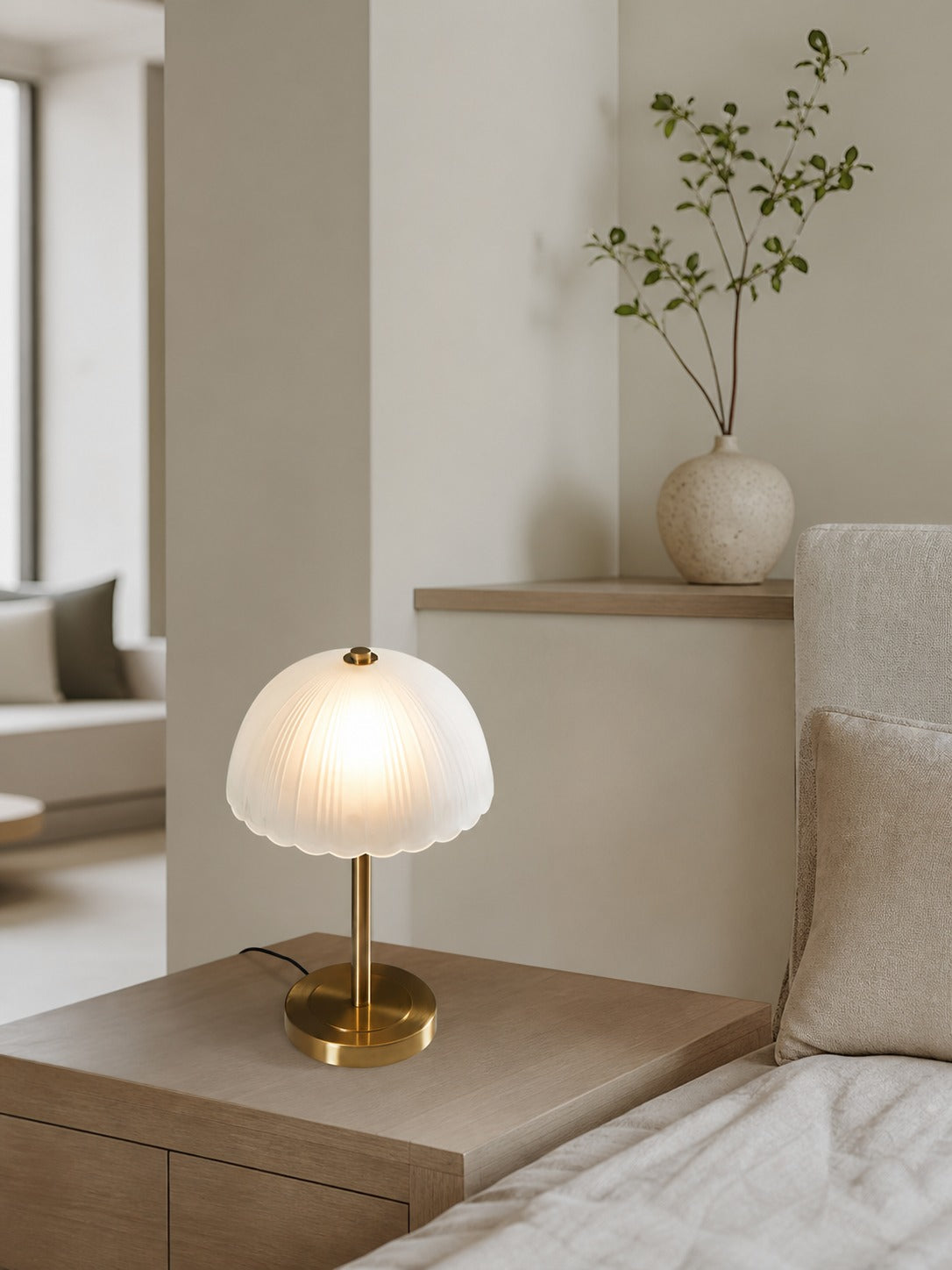 Small Umbrella Table Lamp