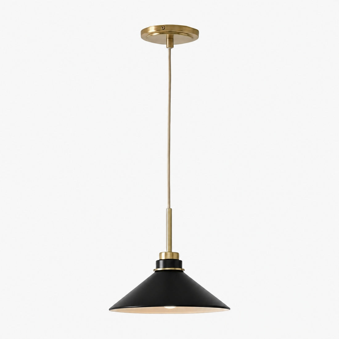 Aurenza Modern Farmhouse Pendant Light - Adjustable Shade for Warm Ambiance