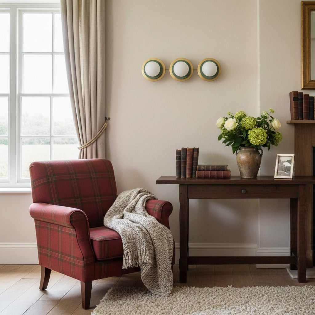 Artivo Layered Brass Globe Light – Versatile Opal Glass Ceiling or Wall Sconce for Stylish Spaces