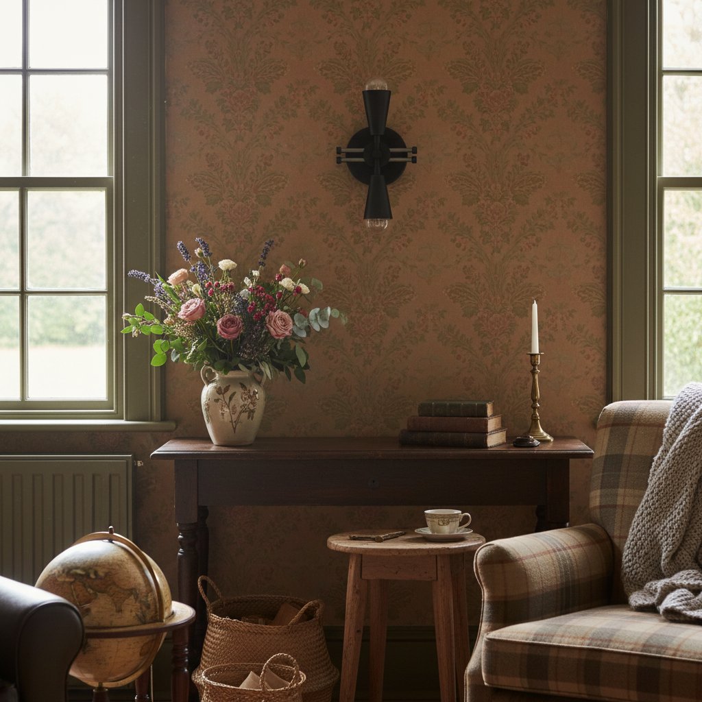 Pyralis Cone Dual Brushed Brass Cone Wall Sconce – Art Deco Vanity Light for Bathroom