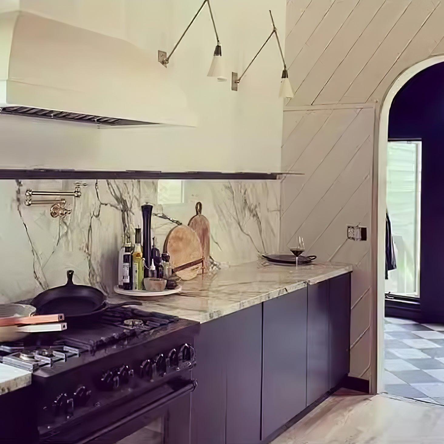 Vintage Metal Adjustable Swing Arm Wall Lamp