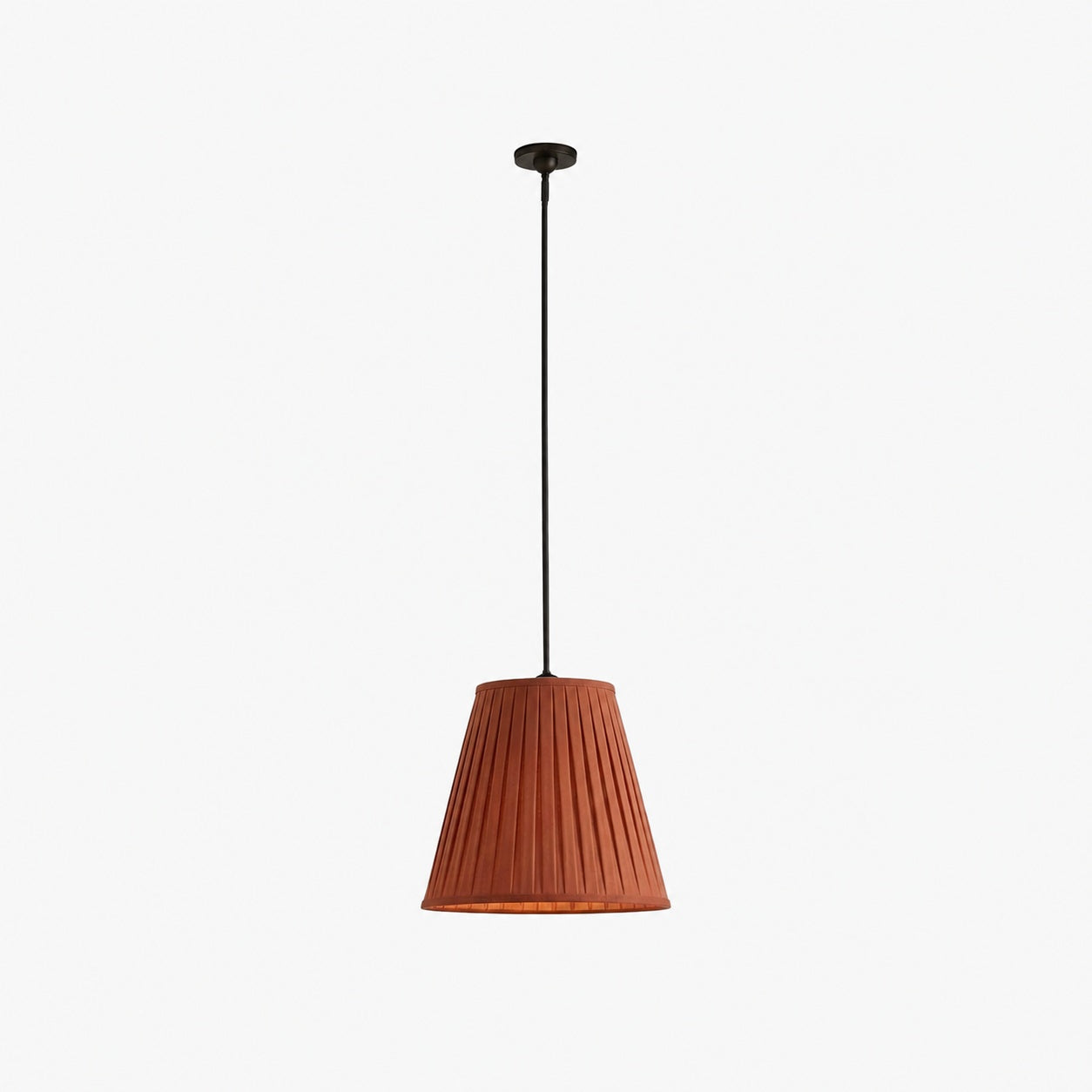 Luvora Modern Fabric Pleated Shade Pendant Lamp - Contemporary Elegant Decor Hanging Light