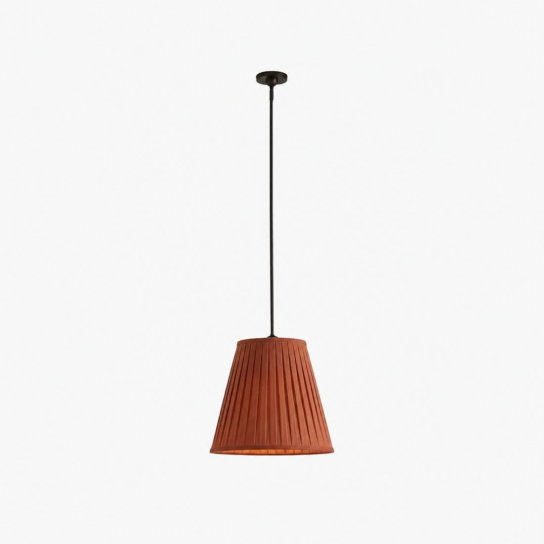 Luvora Modern Fabric Pleated Shade Pendant Lamp - Contemporary Elegant Decor Hanging Light
