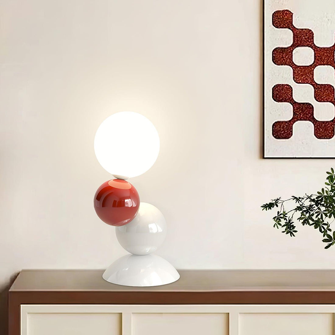 Colorful Ball Stacking Table Lamp