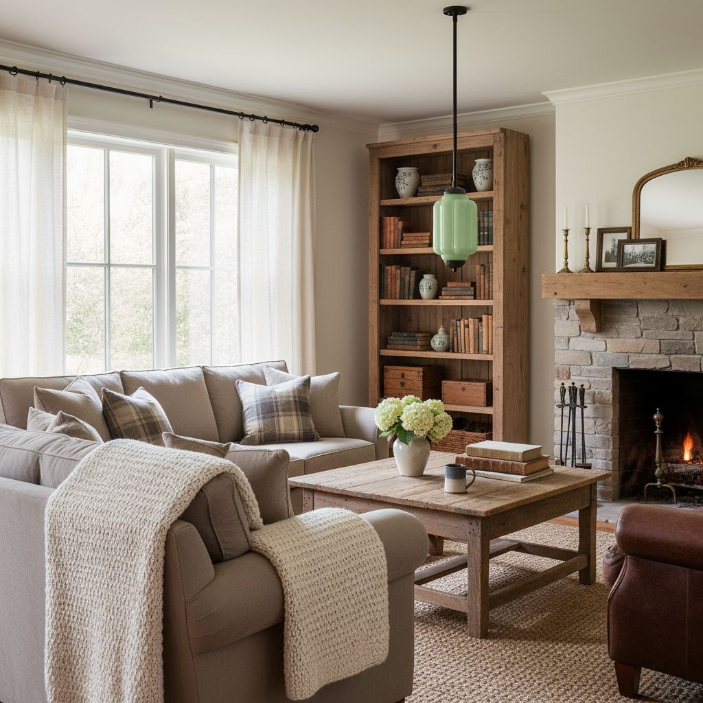 Eloise Vintage Glass Chandelier - Milk Glass Home Accent