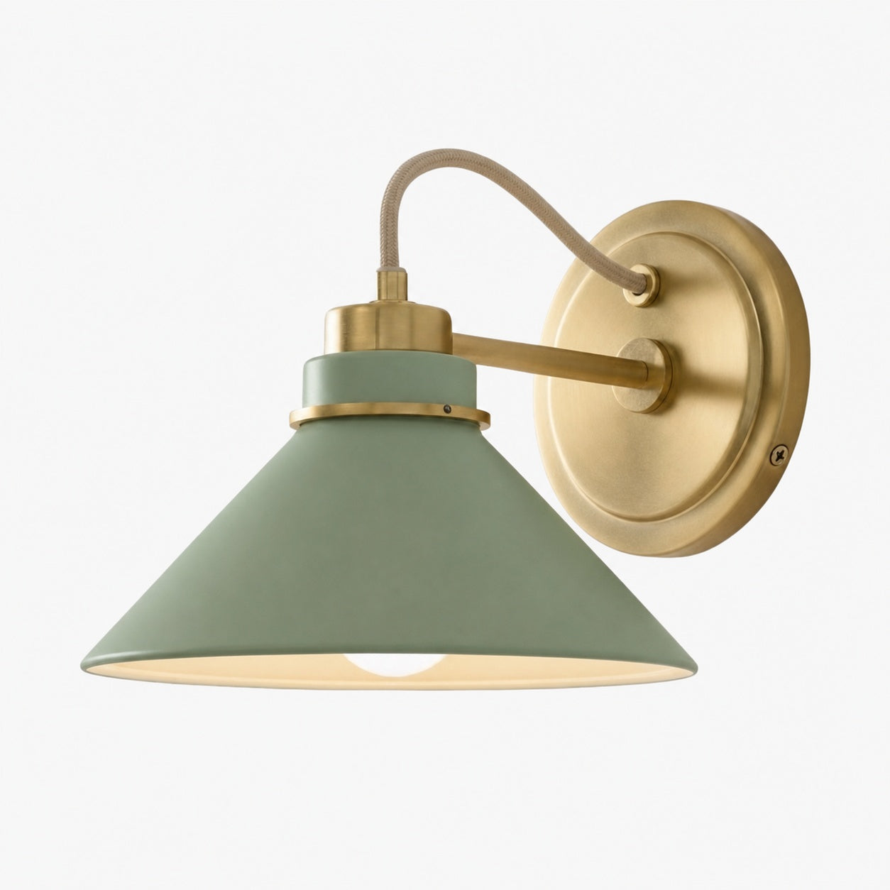 Aurenza Sconce – Farmhouse Wall Light with Metal Accents for Cozy Spaces