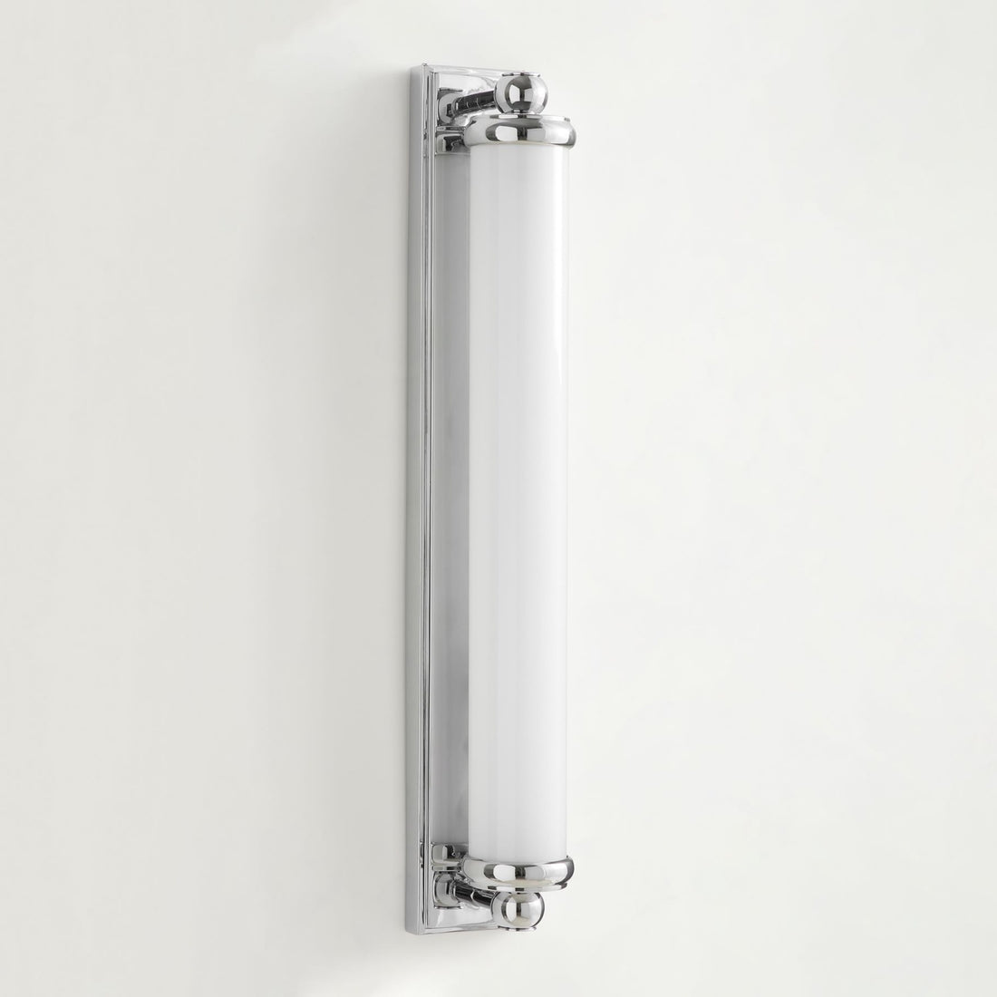 Kalvora Extra Long Tube Wall Sconce - Chrome Modern Light Fixture