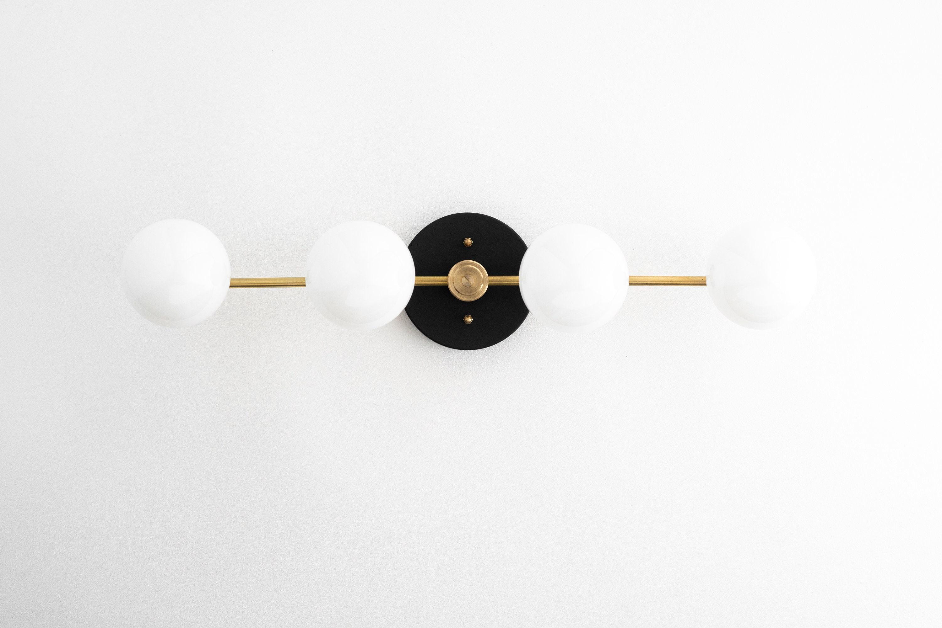 Glorica Glass Long Vanity Light - Modern Minimalist Wall Sconce Design