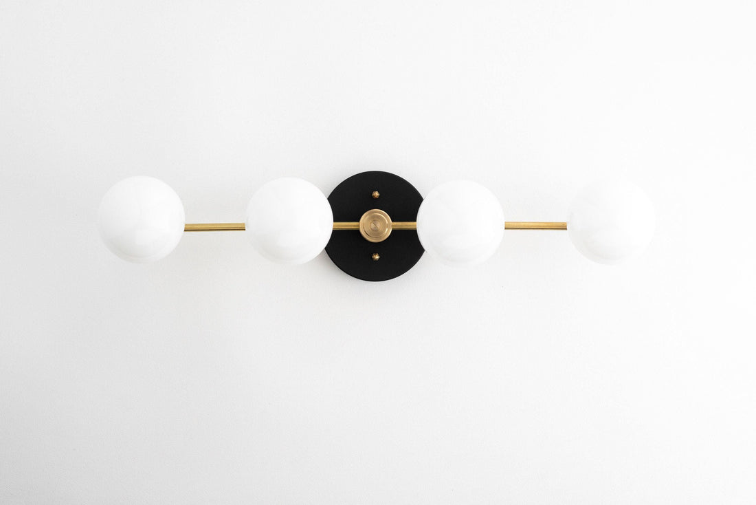 Glorica Glass Long Vanity Light - Modern Minimalist Wall Sconce Design