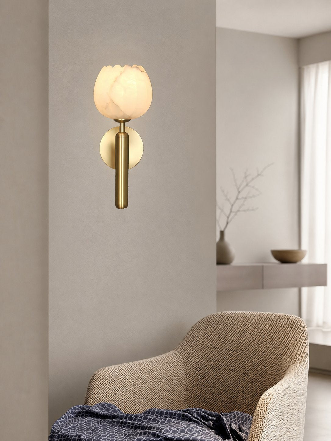 Mian Alabaster Wall Lamp