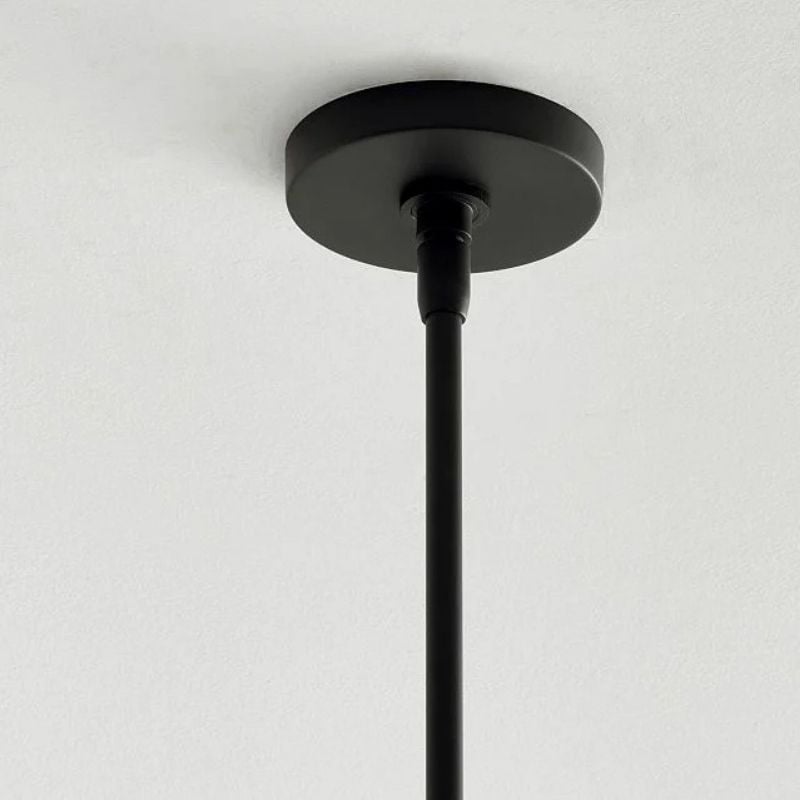 Lirra Clear Glass Industrial Pendant Light - Perfect for Kitchen Island & Dining Room