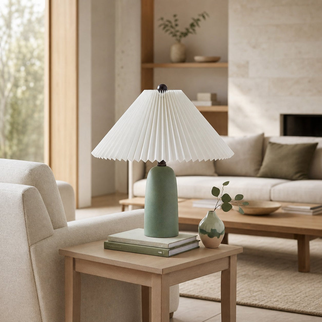 Ceruna Vintage Style Table Light - Metal Cage Shade for Study and Lounge