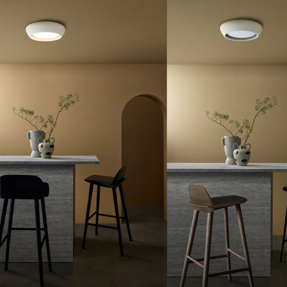 Nordic Plaster Ceiling Light - Minimalist LED Ceiling Light