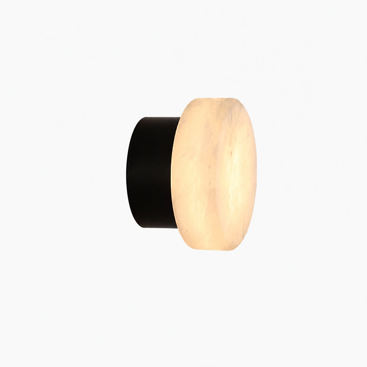 Cylindrical Alabaster Wall Lamp